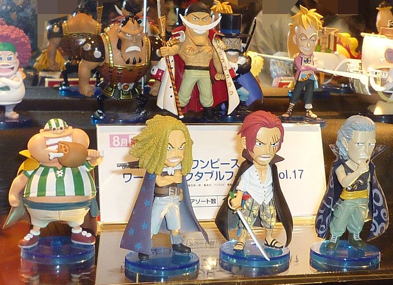 Whitebeard & Shanks Pirate Set ของแท้ JP แมวทอง - WCF Banpresto [โมเดลวันพีช] (8 ตัว)