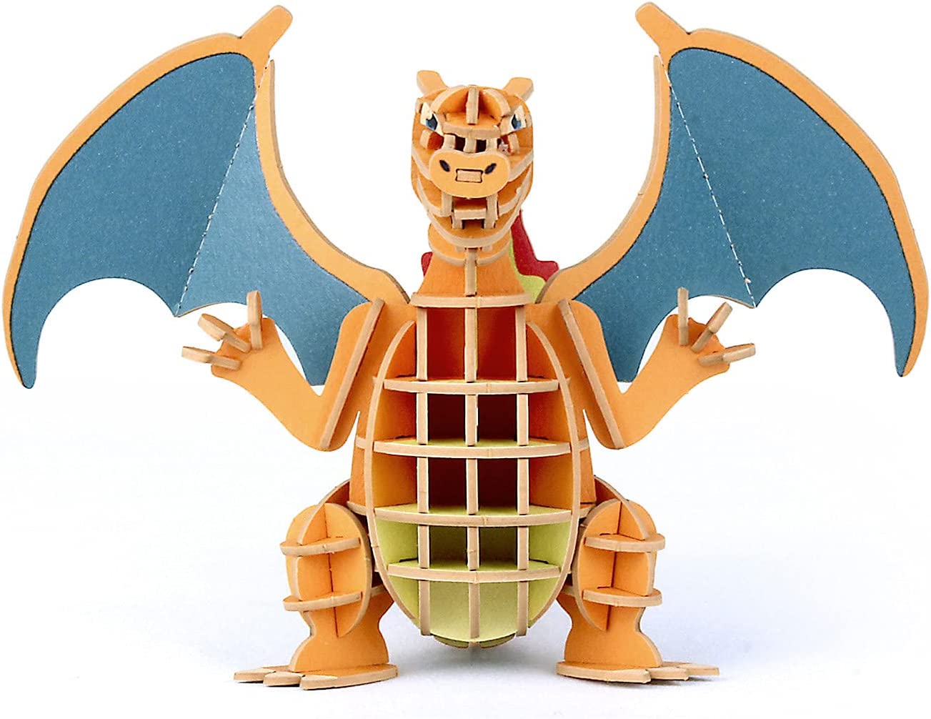 Charizard (แบบประกอบ) ของแท้ JP - si-gu-mi Paper Art [โมเดลโปเกมอน]