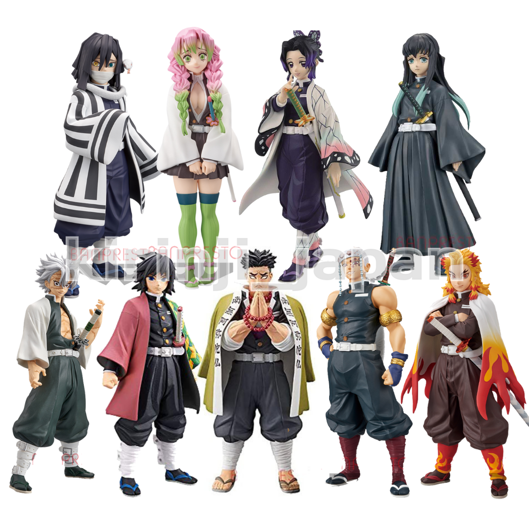 Nine Pillars Set ของแท้ JP - DXF Banpresto [โมเดล Demon Slayer] (9 ตัว)