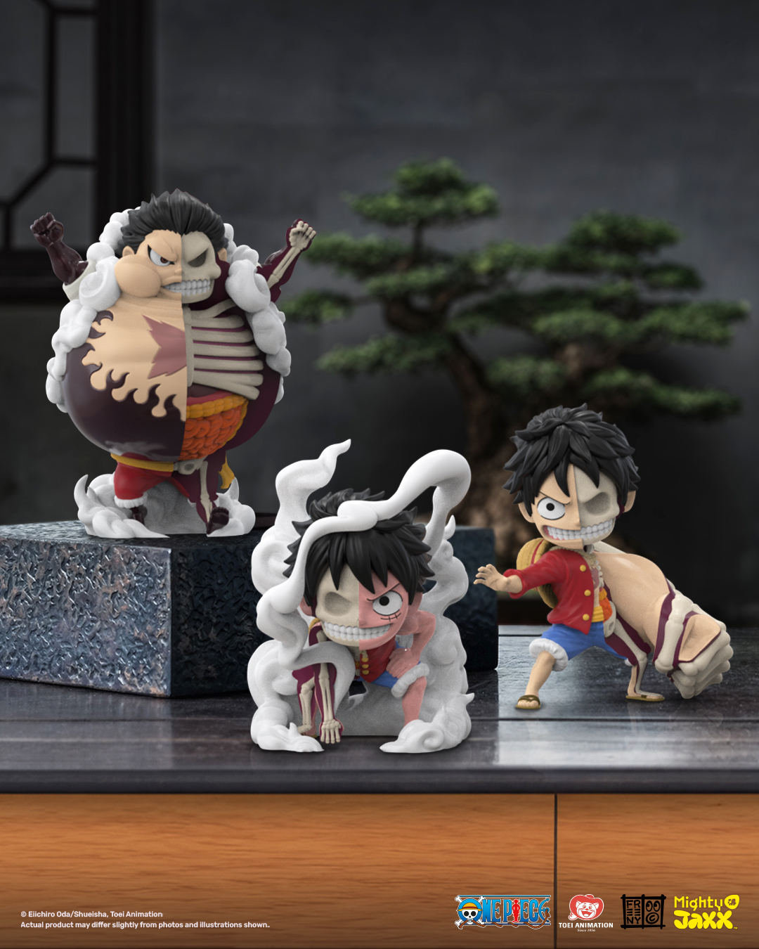 Luffy's Gears Edition ของแท้ - Freeny's Hidden Dissectibles Mighty Jaxx [โมเดลวันพีช] (สินค้าพร้อมส่ง)