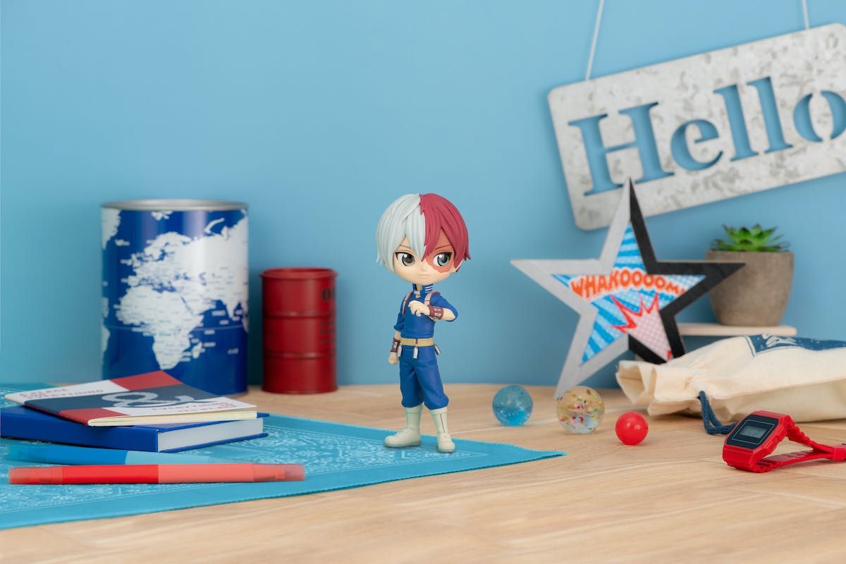 Todoroki ของแท้ JP - Q Posket Banpresto [โมเดล My Hero Academia]