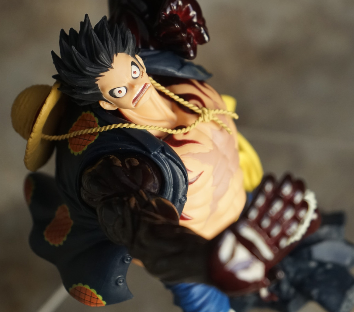 Luffy Gear 4 ของแท้ JP แมวทอง - Scultures Banpresto [โมเดลวันพีช]