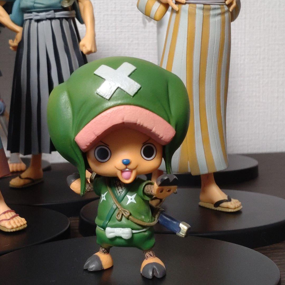 Straw Hat Pirates Wano Set ของแท้ JP แมวทอง - Grandline Men / Lady Banpresto [โมเดลวันพีช] (9 ตัว)