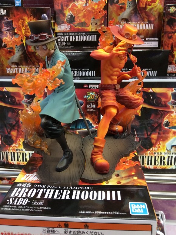 Brotherhood Stampede Set ของแท้ JP แมวทอง - Banpresto [โมเดลวันพีช] (2 ตัว)