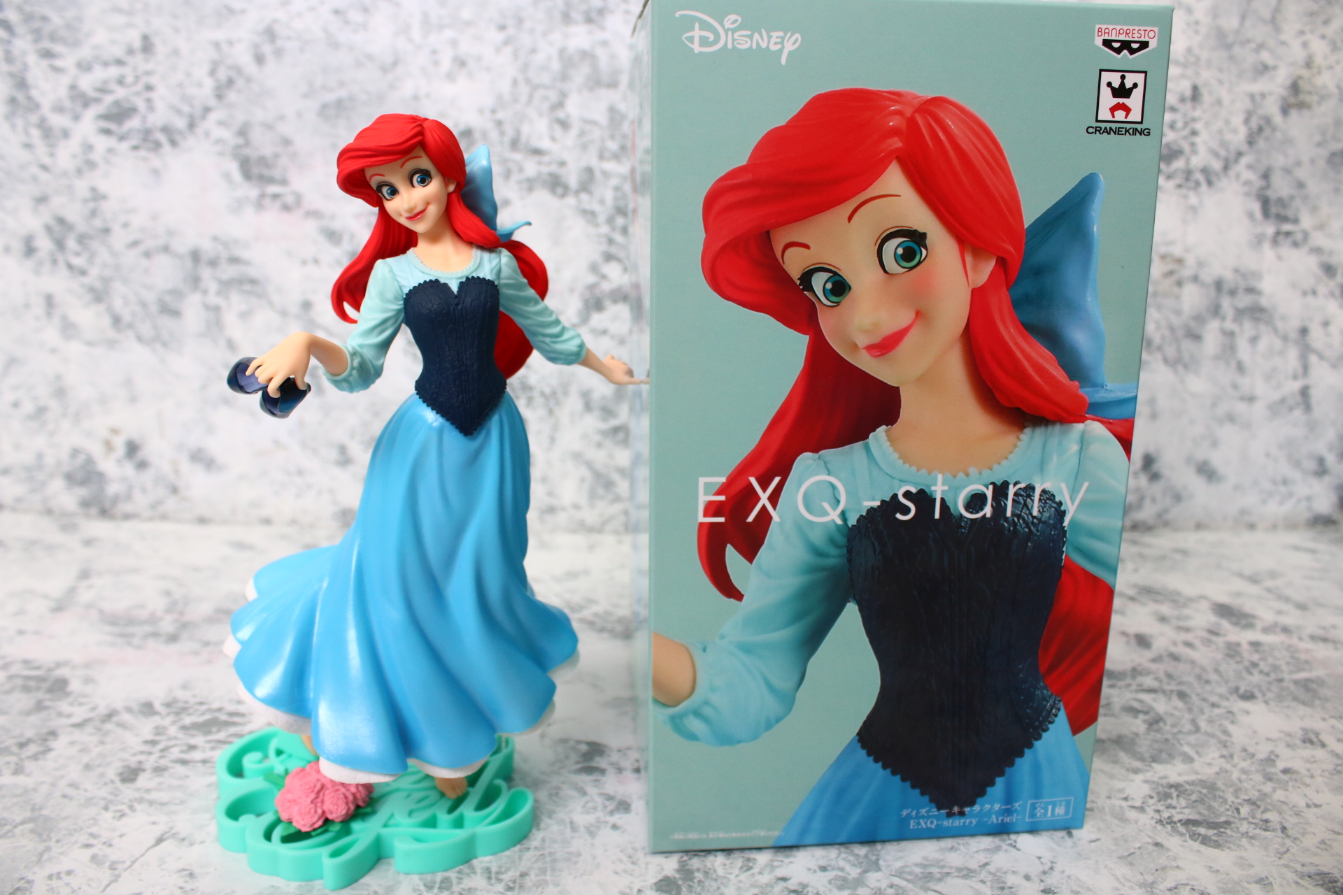 Ariel ของแท้ JP - EXQ-starry Banpresto [โมเดล Disney]
