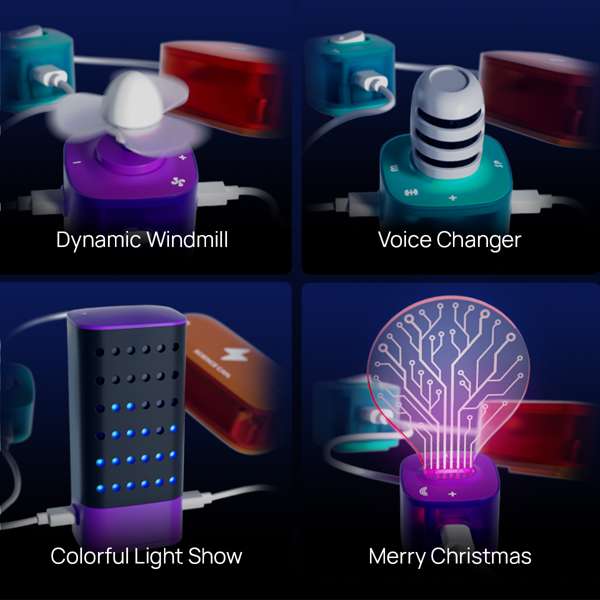 เกมกระดานเกี่ยวกับวงจรอิเล็กทรอนิกส์ Block Circuit Super Kit , ของเล่นเสริมพัฒนาการ, ของเล่นเด็ก, สื่อการสอน , พร้อมส่ง