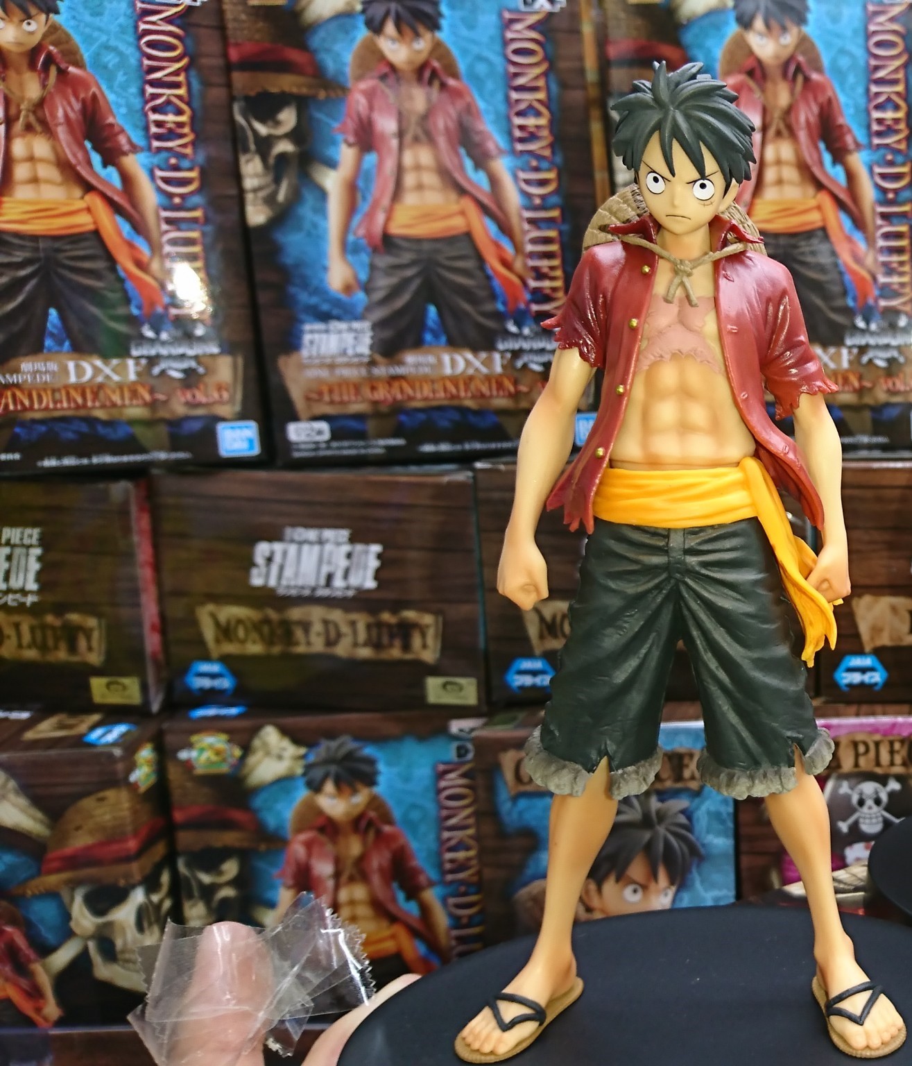 Luffy Stampede ของแท้ JP แมวทอง - Grandline Men Banpresto [โมเดลวันพีช]