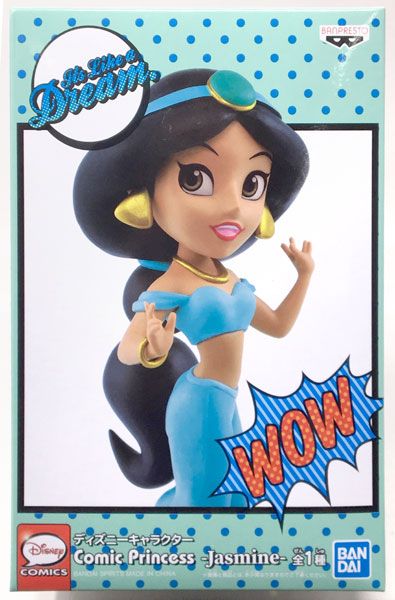 Jasmine ของแท้ JP - Comic Princess Banpresto [โมเดล Disney]