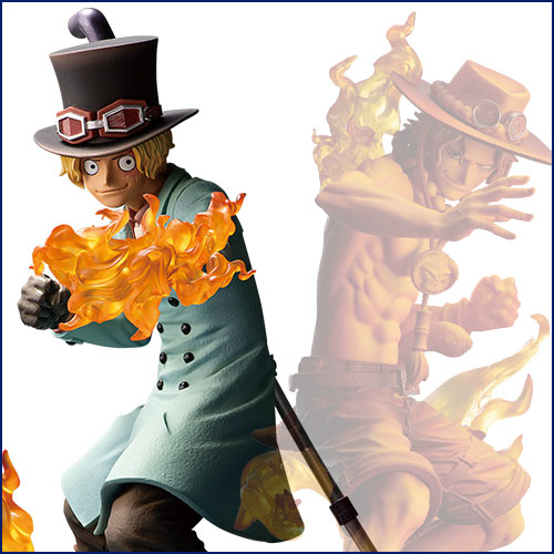 Brotherhood Stampede Set ของแท้ JP แมวทอง - Banpresto [โมเดลวันพีช] (2 ตัว)