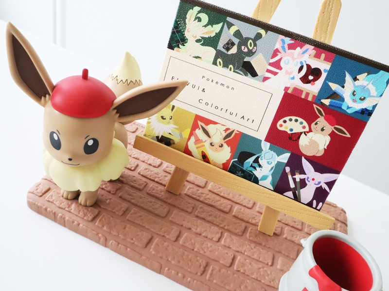 Eevee & Colorful Art ของแท้ JP - Ichiban Kuji Banpresto [โมเดลโปเกมอน]