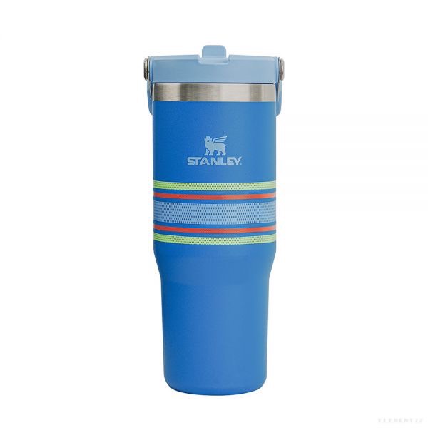 Varsity Iceflow™ Flip Straw Tumbler 30Oz Azure Mesh