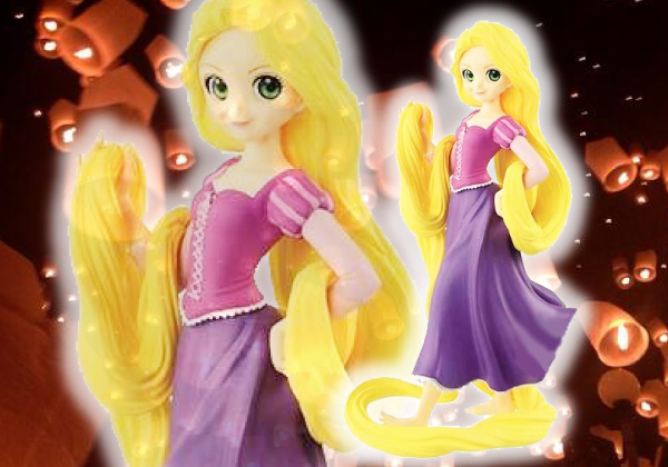 Rapunzel ของแท้ JP - Crystalux Banpresto [โมเดล Disney]