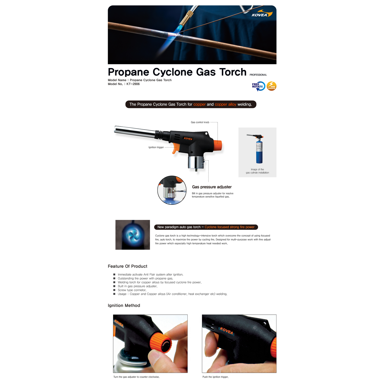 Propane Cyclone Torch