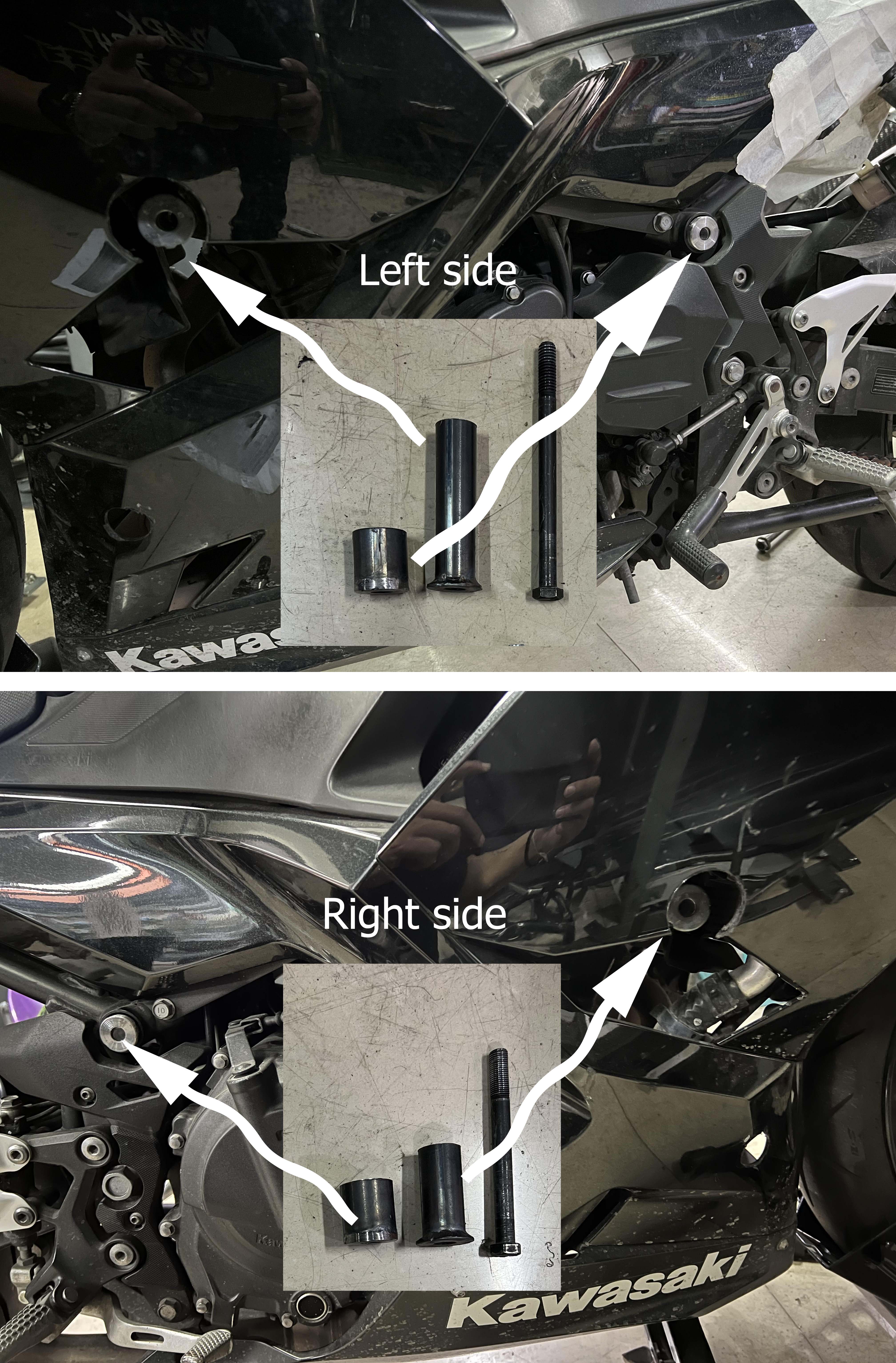Ninja400 Crash cage