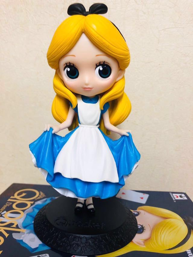 Alice - Normal Color ของแท้ JP - Q Posket Banpresto [โมเดล Disney]