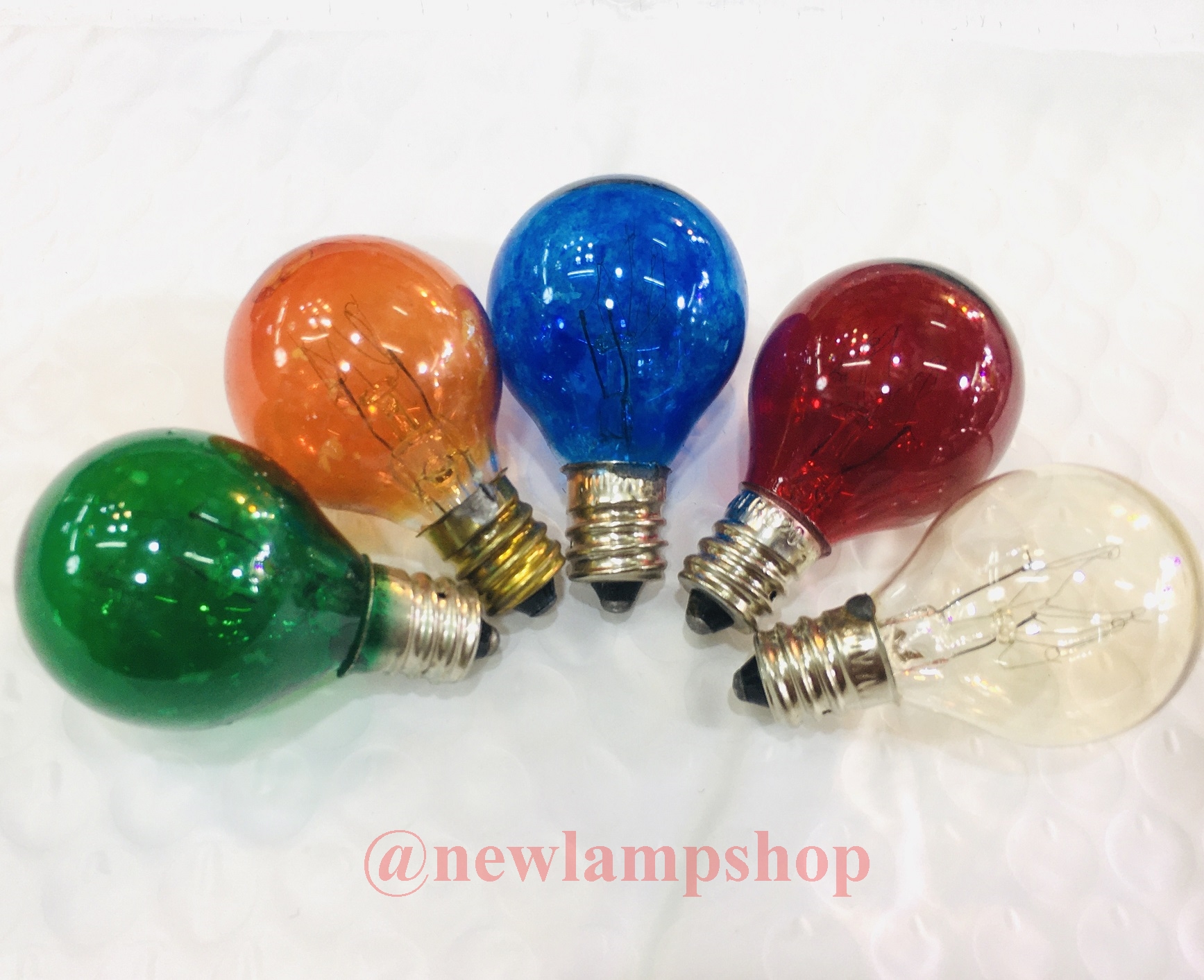 หลอดไฟศาลเจ้า หลอดG30 ขั้วE12 7W ยี่ห้อ Jupiter