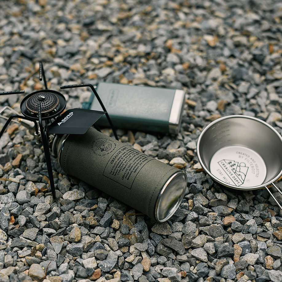 Waxed Canvas Cassettes Gas Canister Cover