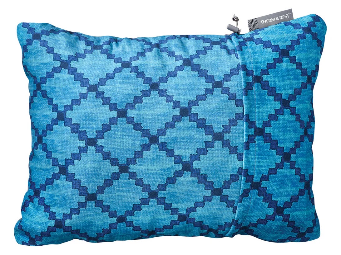 Compressible Pillow Medium Blue Heather