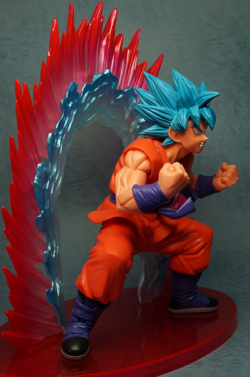 Goku Super Saiyan Blue ของแท้ JP แมวทอง - SSGSS Banpresto [โมเดลดราก้อนบอล] (1 ตัว + Aura)