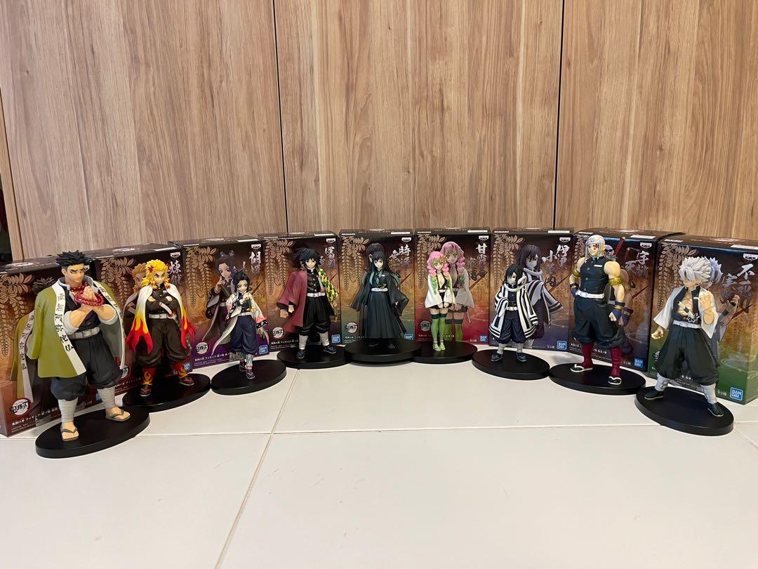 Nine Pillars Set ของแท้ JP - DXF Banpresto [โมเดล Demon Slayer] (9 ตัว)