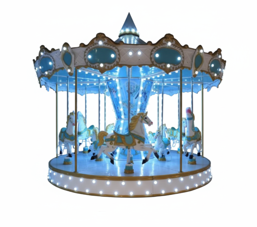 ม้าหมุนสวนสนุก ม้าโยก ทำจากไฟเบอร์กลาส เหล็ก เครื่องเล่นสนามกลางแจ้ง ในร่ม ในห้าง งานวัด ทำจากไฟเบอร์กลาส เหล็ก สอบถามราคาทางไลน์