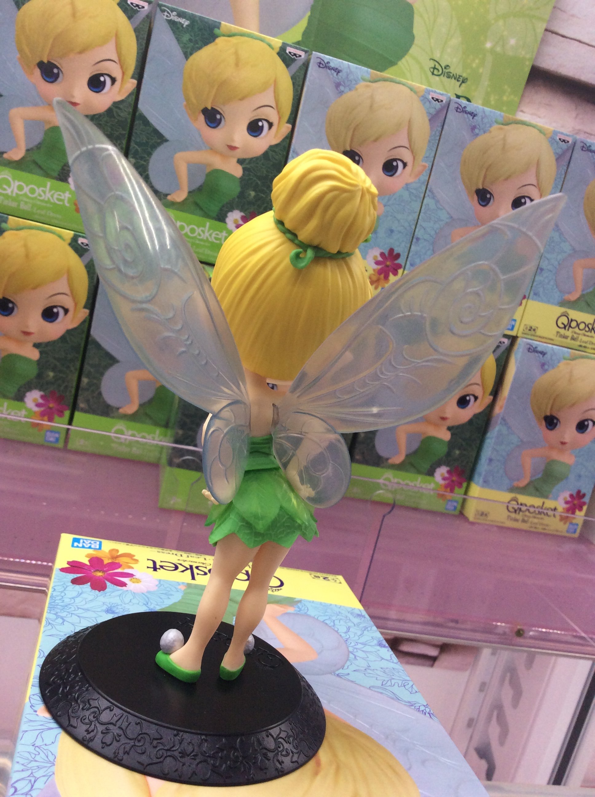 Tinker Bell Leaf Drees - Normal Color ของแท้ JP - Q Posket Banpresto [โมเดล Disney]