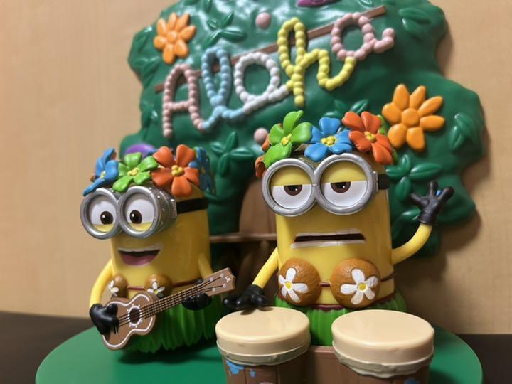 Minion Aloha Set ของแท้ JP - Sega [โมเดลมินเนี่ยน] (2 ตัว)
