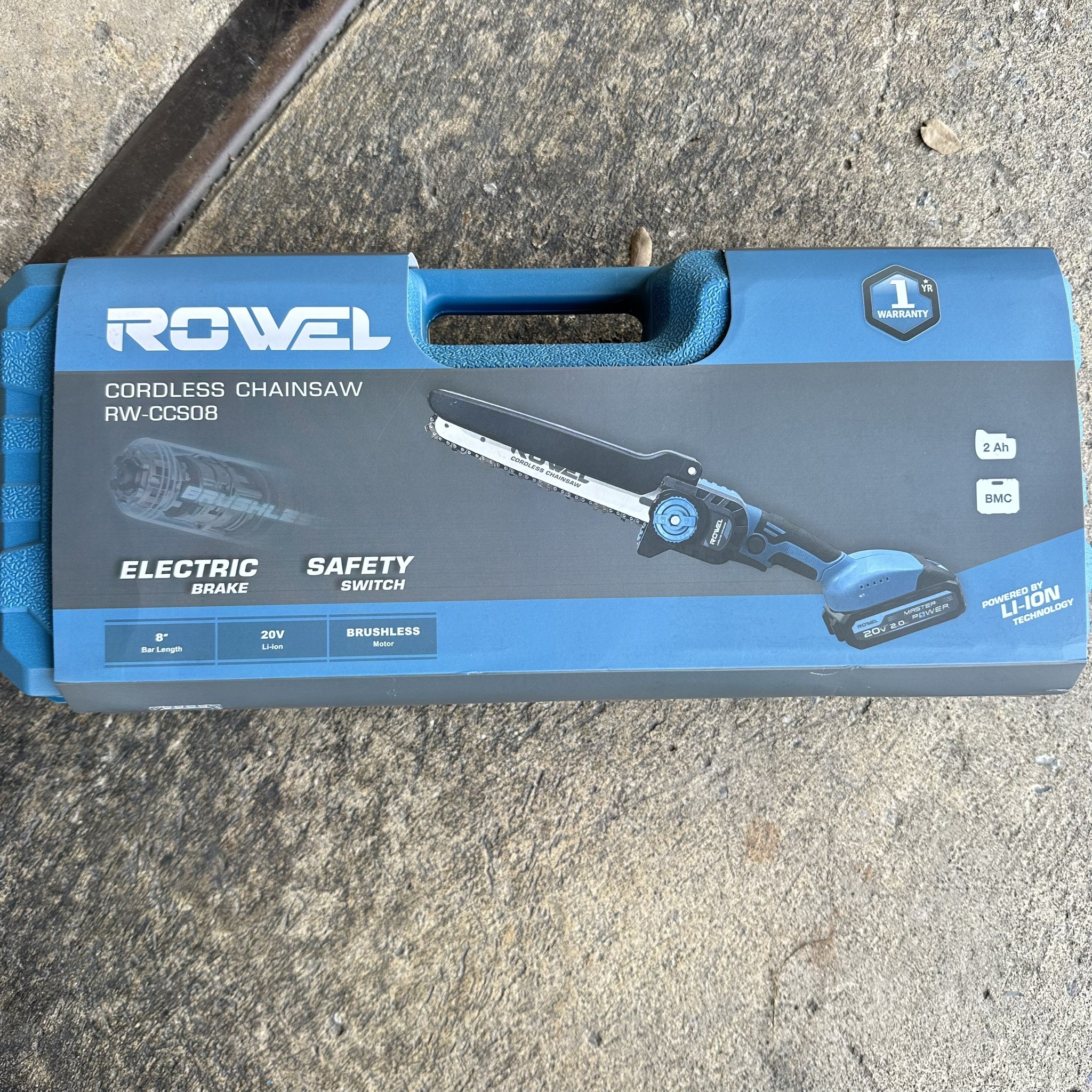 เลื่อยโซ่ไร้สาย ROWEL GT-CCS08 20V