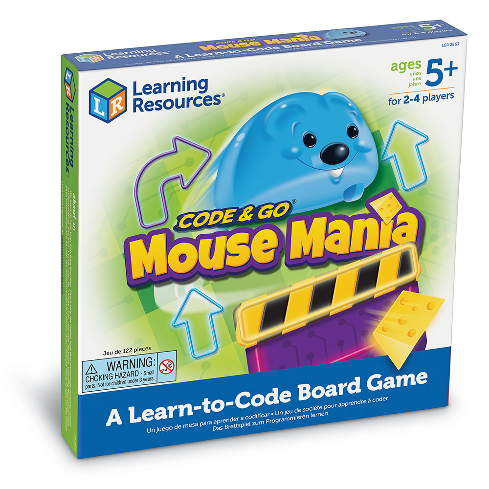 ชุดโค้ด แอนด์ โก หนูจอมซ่า (CODE & GO @ MOUSE MANIA BOARD GAME , สื่อการสอน , ของเล่น ,ของเล่นเสริมพัฒนาการ ,ฝึกทักษะการแก้ปัญหา