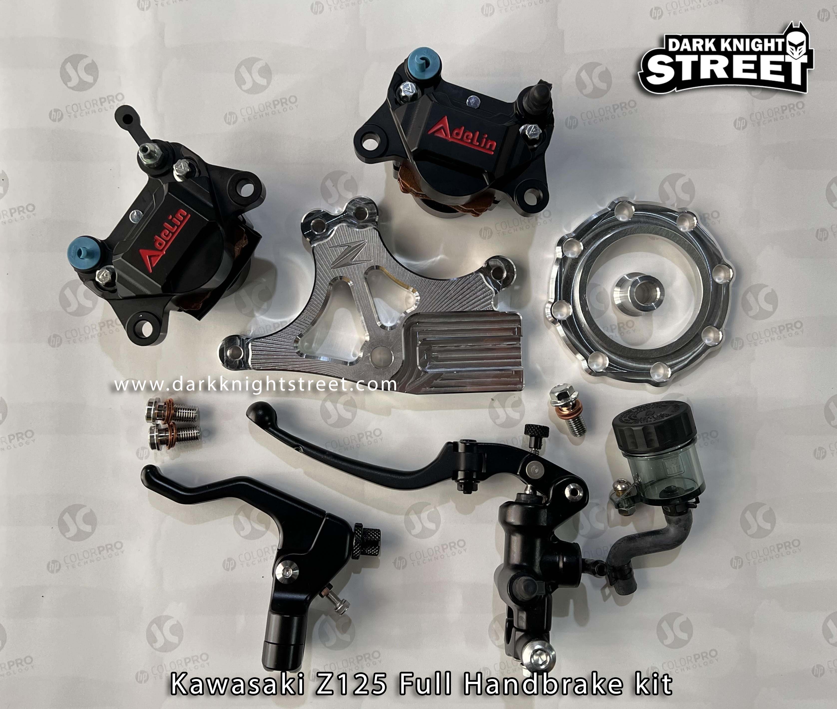 NEW Kawasaki Z125 Handbrake kit - darkknightstreet