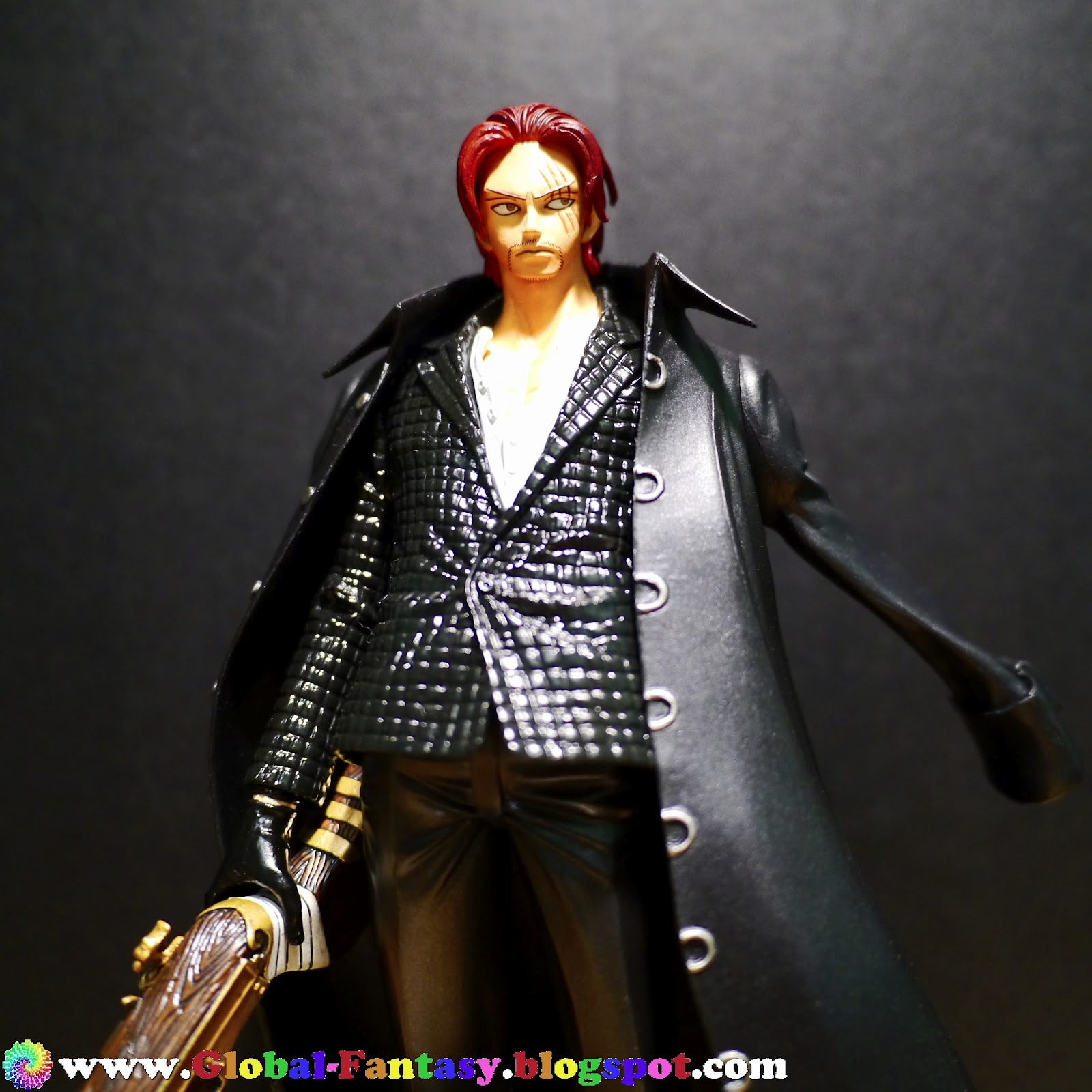 Shanks Strong World ของแท้ JP แมวทอง - Figuarts Zero Bandai [โมเดลวันพีช]