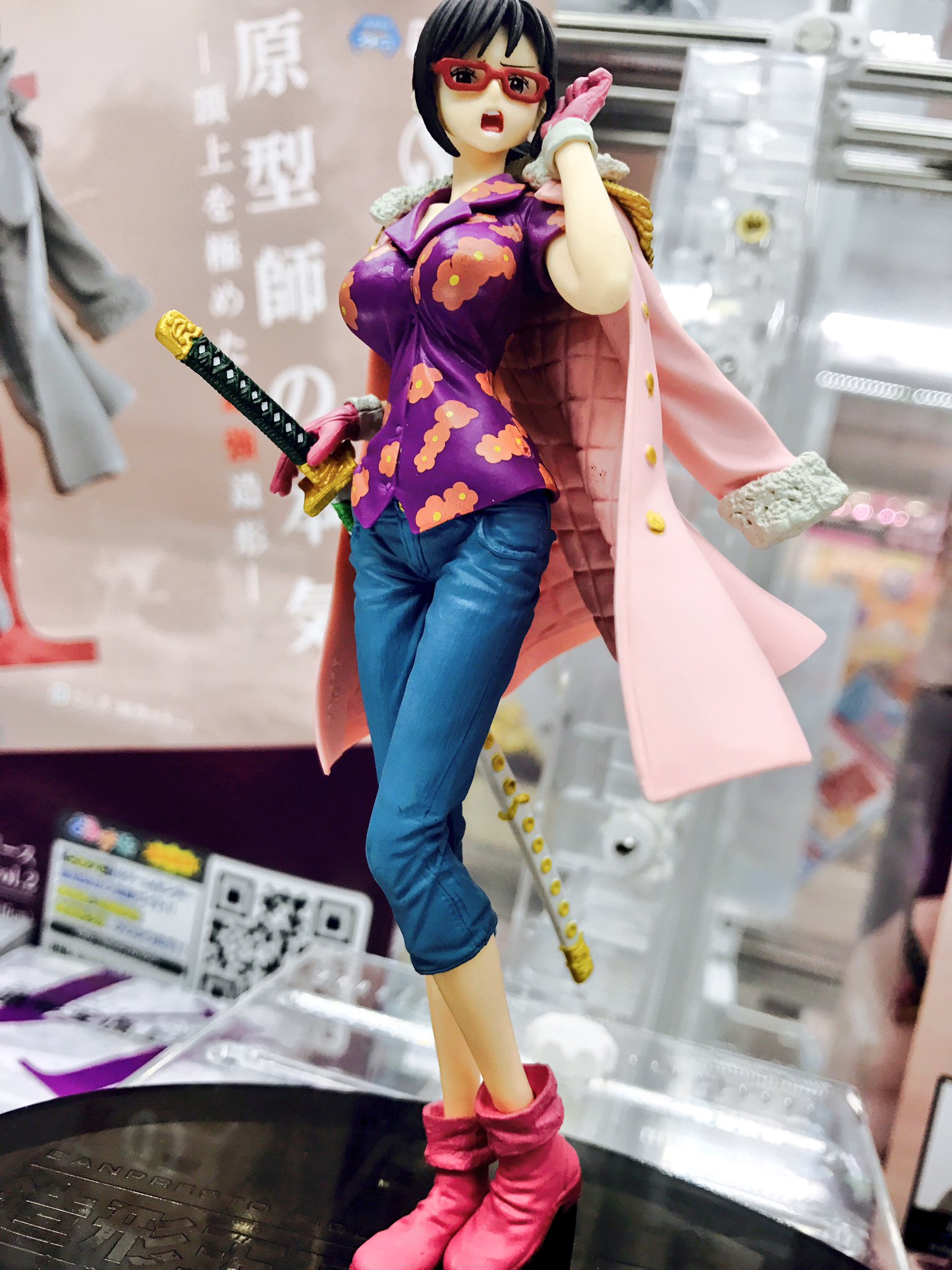 Tashigi ของแท้ JP แมวทอง - Scultures Banpresto [โมเดลวันพีช]