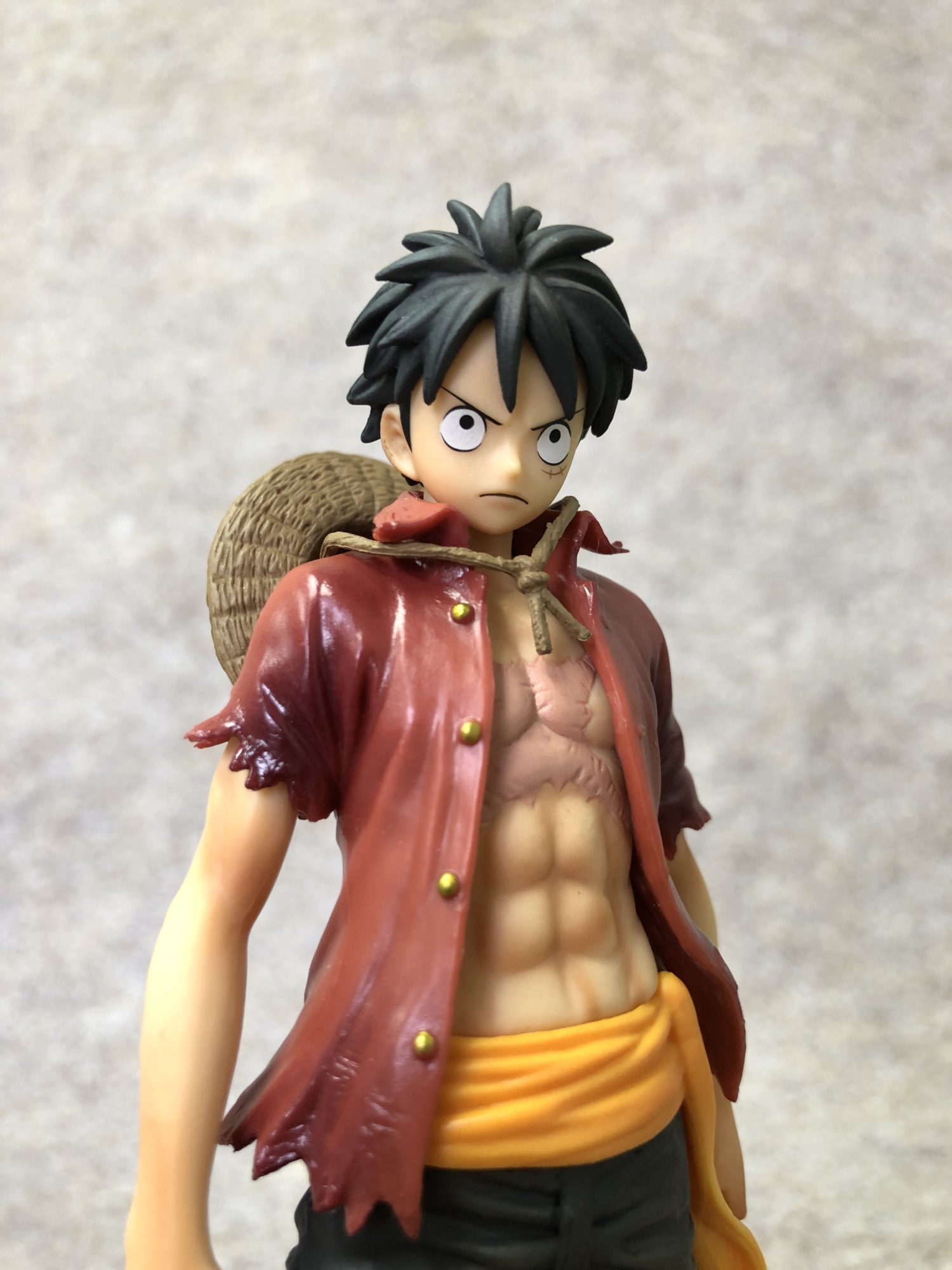 Luffy Stampede ของแท้ JP แมวทอง - Grandline Men Banpresto [โมเดลวันพีช]