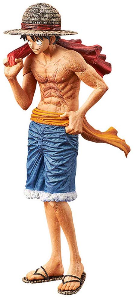 Luffy ของแท้ JP แมวทอง - Magazine Figure Banpresto [โมเดลวันพีช]