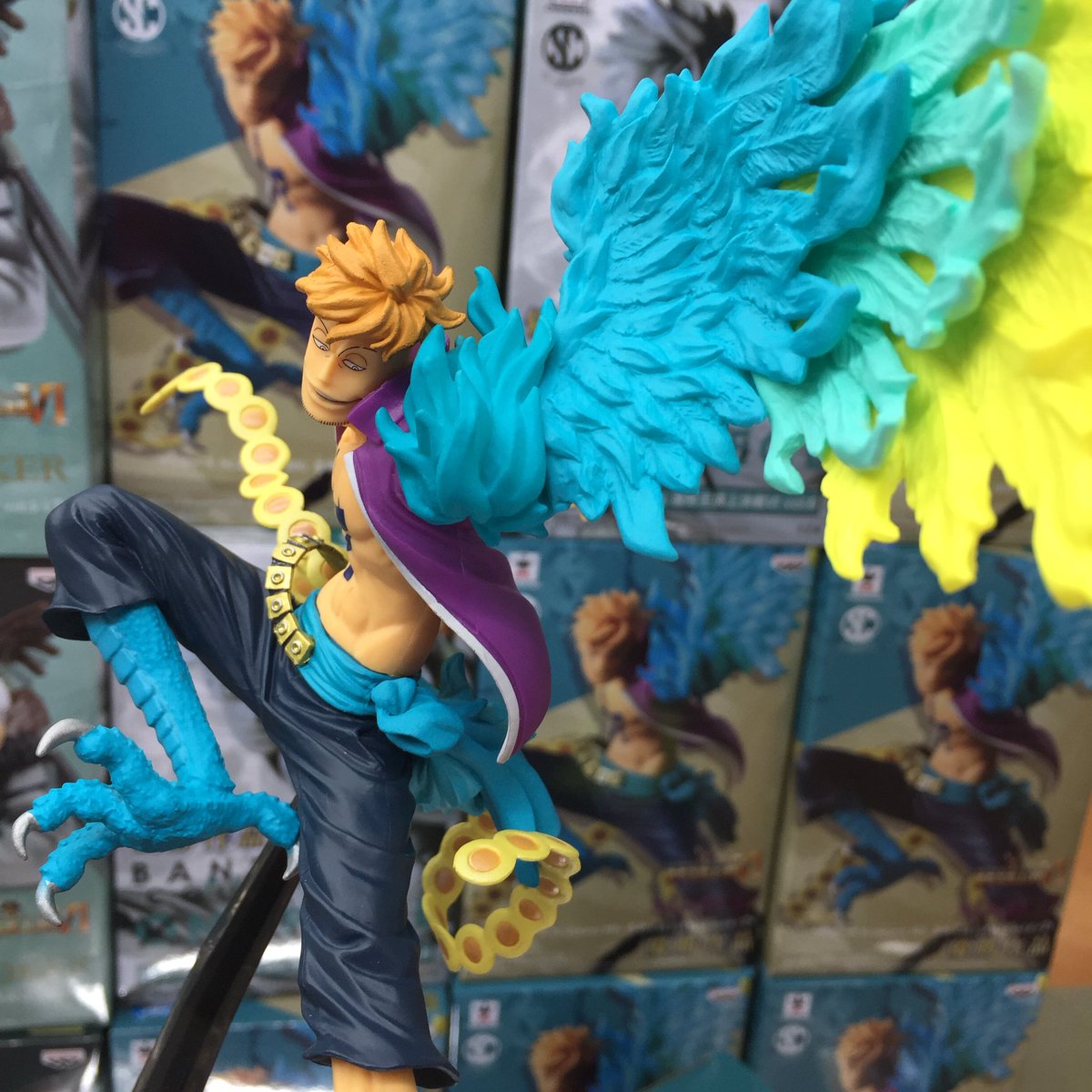 Marco & Ace ของแท้ JP แมวทอง - Scultures Banpresto [โมเดลวันพีช] (2 ตัว)