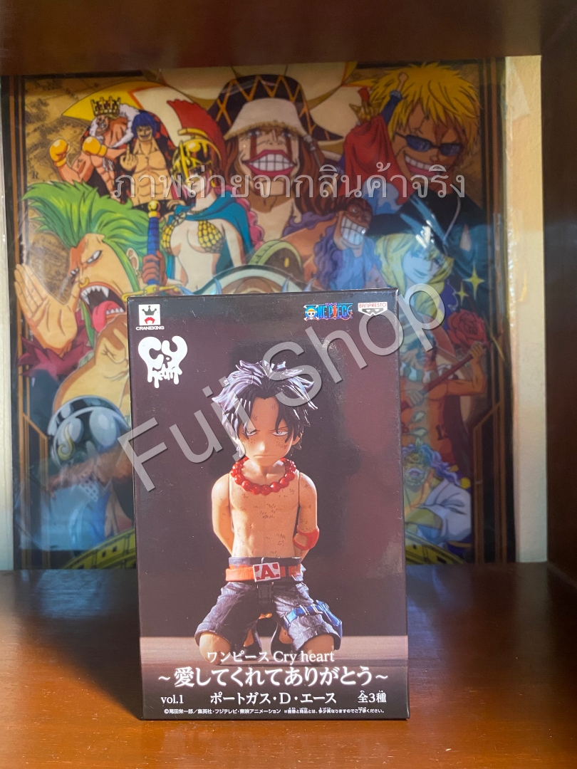 Ace ของแท้ JP แมวทอง - Cry Heart Banpresto [โมเดลวันพีช]