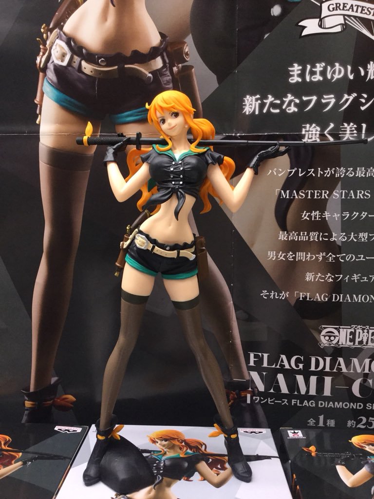 Nami Code B ของแท้ JP แมวทอง - Flag Diamond Ship Banpresto [โมเดลวันพีช]