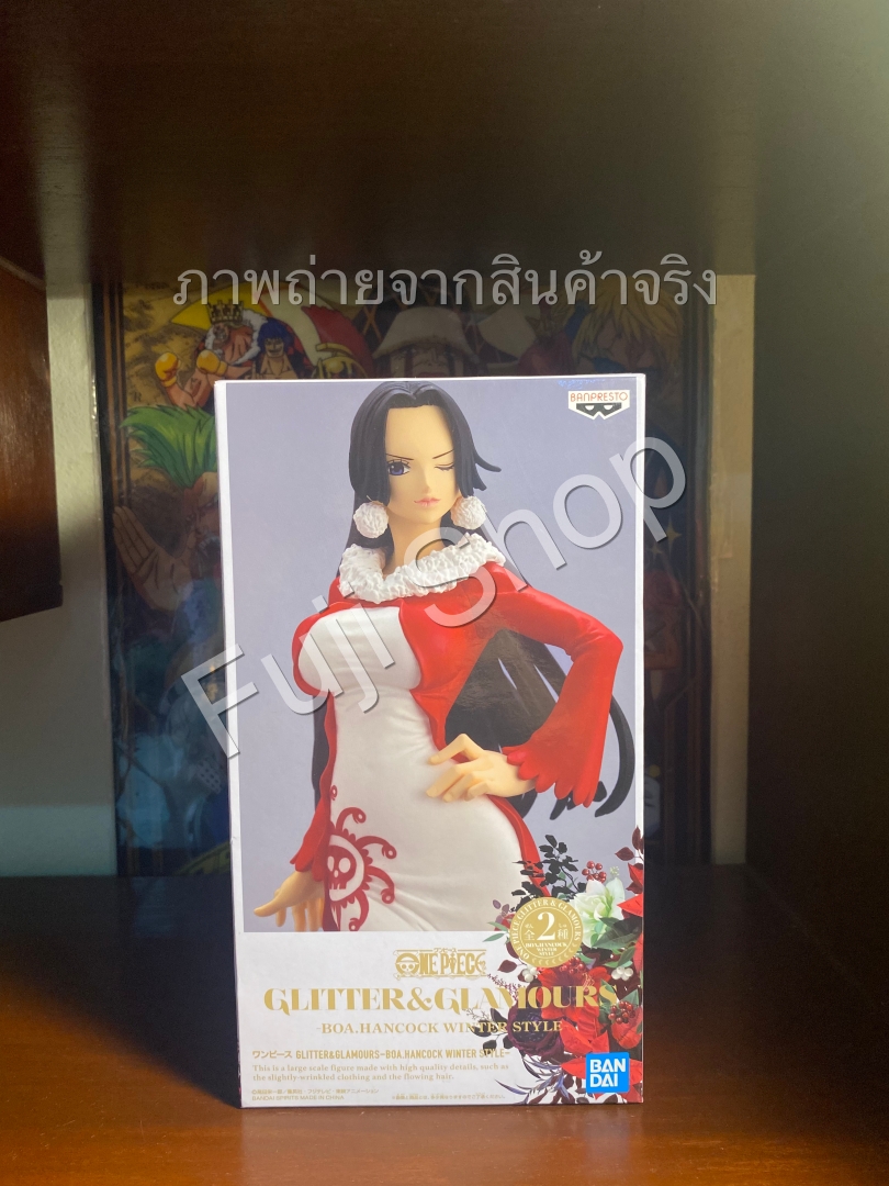 Boa Hancock Winter Style ของแท้ JP แมวทอง - Glitter & Glamours Banpresto [โมเดลวันพีช]