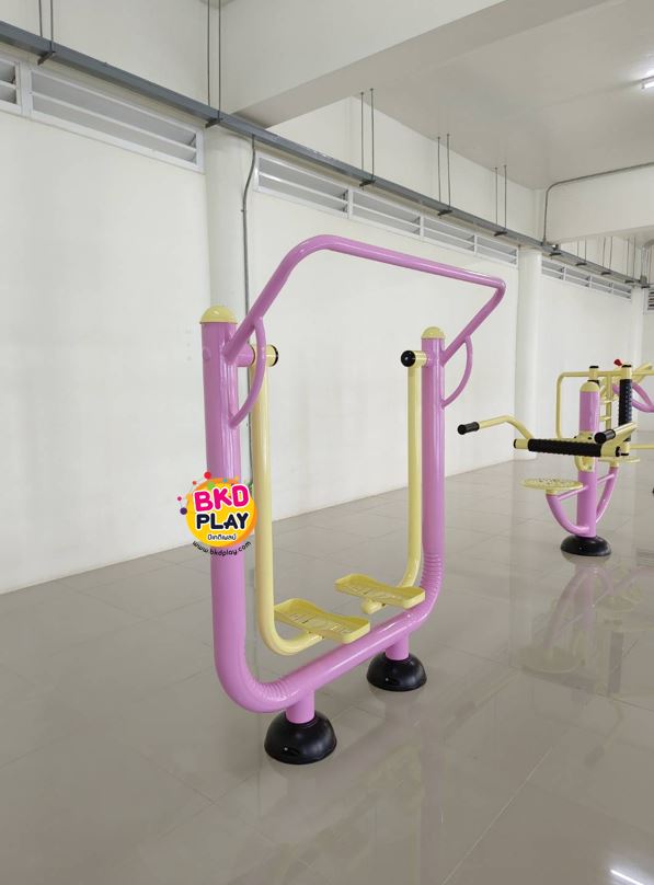 เครื่องออกกำลังกาย กลางแจ้ง ชุดอุปกรณ์ เดินอากาศ ไร้การกระแทก เดี่ยว ลานกีฬา อเนกประสงค์ สนามกีฬา ขนาด 46 x 110 x 143 ซม.