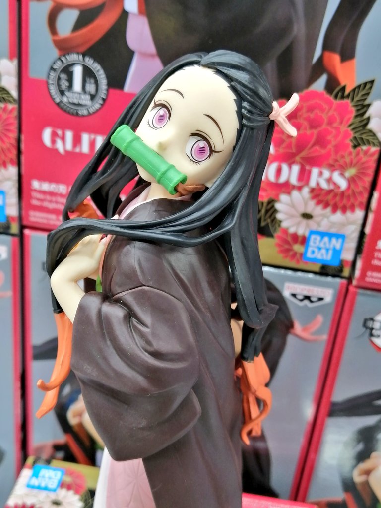 Nezuko ของแท้ JP - Glitter & Glamours Banpresto [โมเดล Demon Slayer]