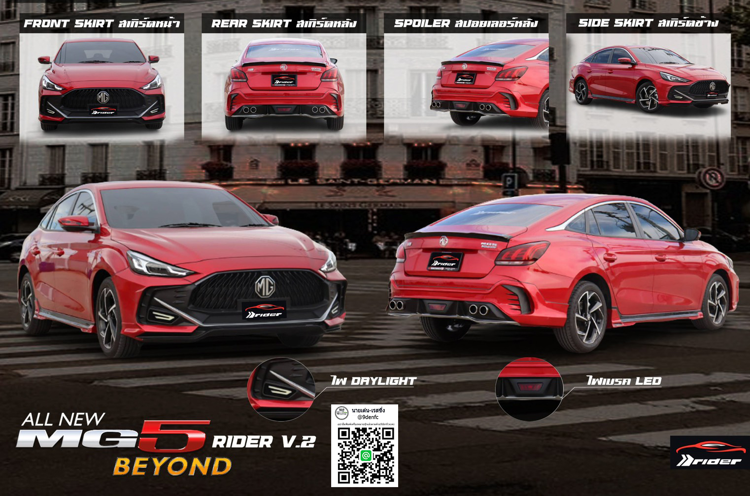 RIDER V.2 VS MG5'2021 [ถึงจะเป็นรุ่นน้อง แต่่ความสวย หล่อเหลา เร้าใจก็ไม่เป็นรองใครๆ]