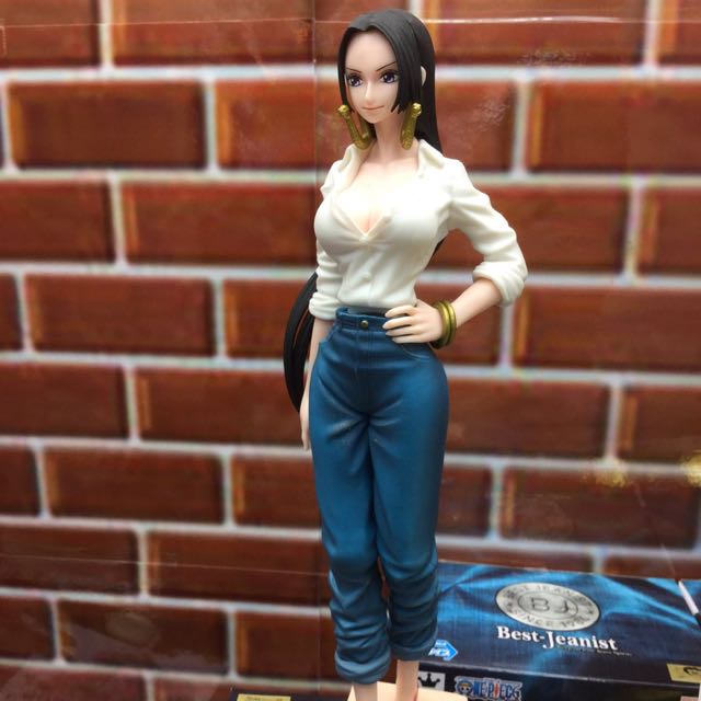 Boa Hancock ของแท้ JP แมวทอง - Jeans Freak The Last World Banpresto [โมเดลวันพีช]