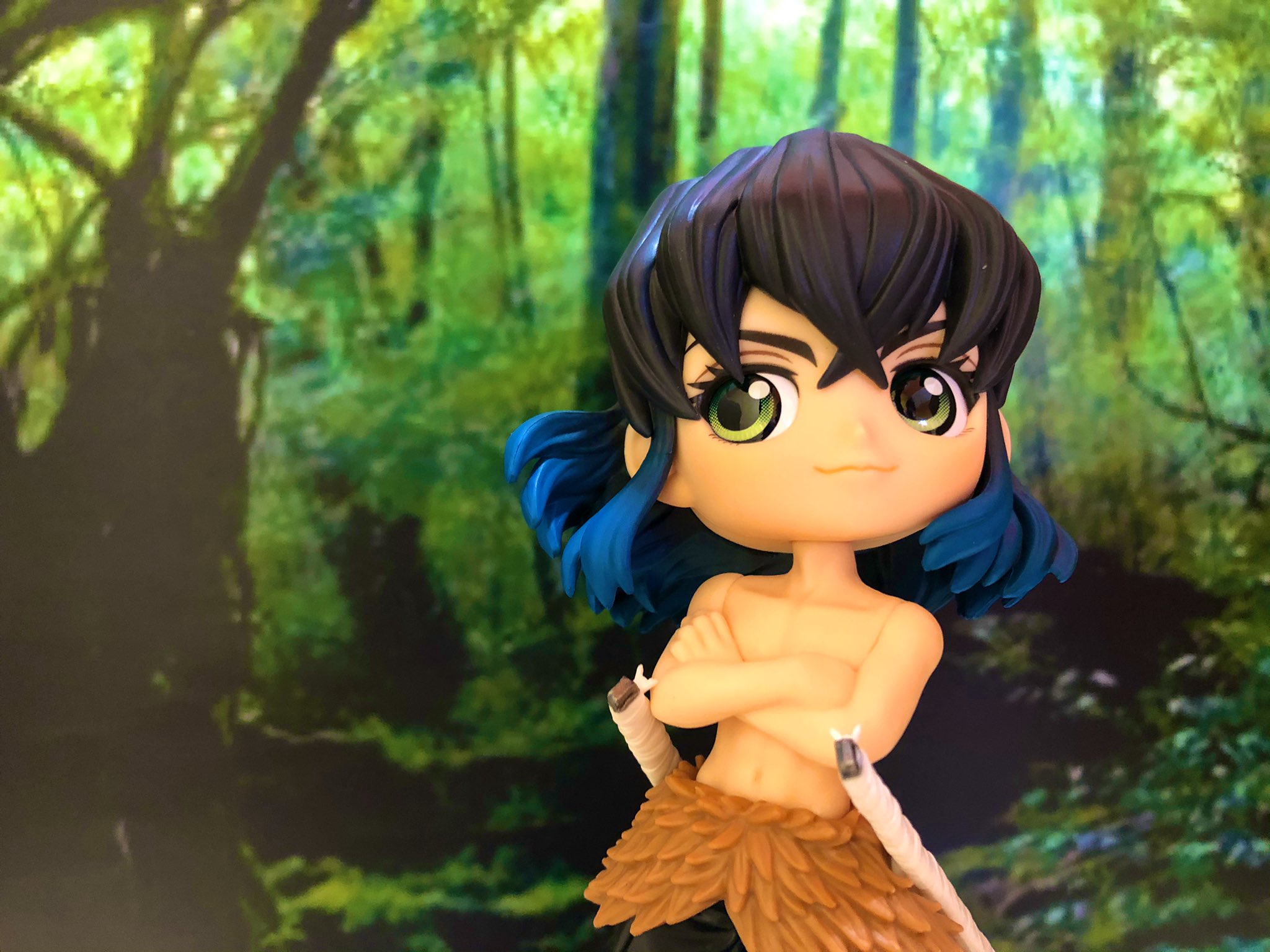 Inosuke ของแท้ JP - Q Posket Banpresto [โมเดล Demon Slayer]