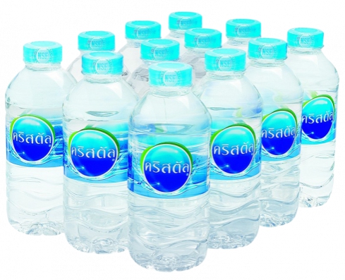น้ำดื่ม [ตราคริสตัล] 350 ml. (12ขวด/แพ็ค)
