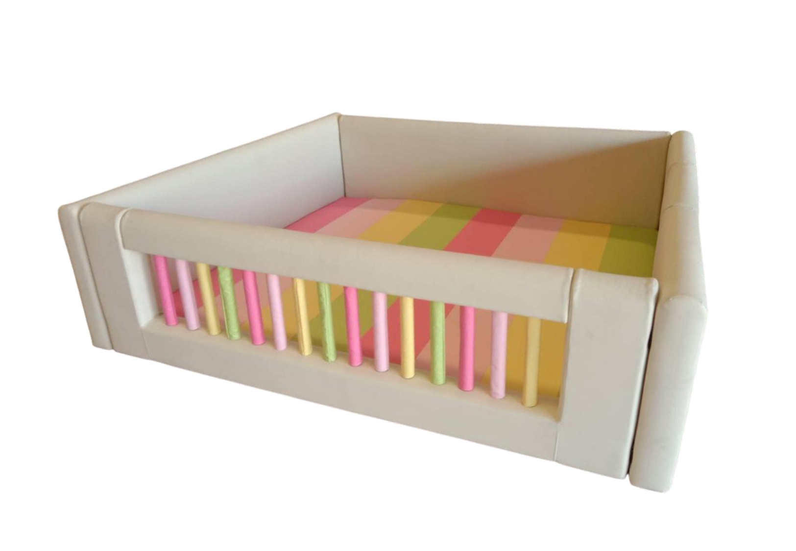 คอกกั้นเด็ก สี่เหลี่ยมมีประตู , คอกกั้นเด็ก,เตียงเด็ก,เบาะหนังนุ่มนิ่ม softplay, indoor playground kidszone ,สวนสนุกในร่ม ,รับสั่งทำบ่อบอล เตียงเด็ก ตามขนาด