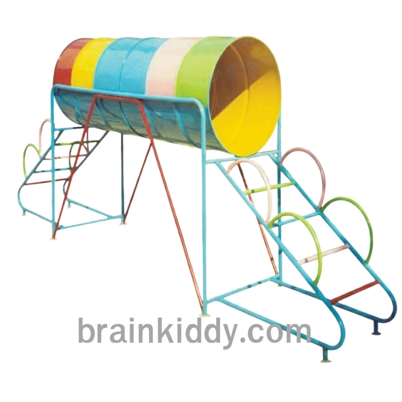 ถังลอดคู่ขึ้น-ลง, เครื่องเล่นสนามกลางแจ้ง , เครื่องเล่นสนามแบบเหล็ก,ชิงช้า,สไลเดอร์,โยกเยกเหล็ก, ม้าหมุน, OutdoorPlayground, ราคาโรงงาน ขนาด 60x250x120 ซม.