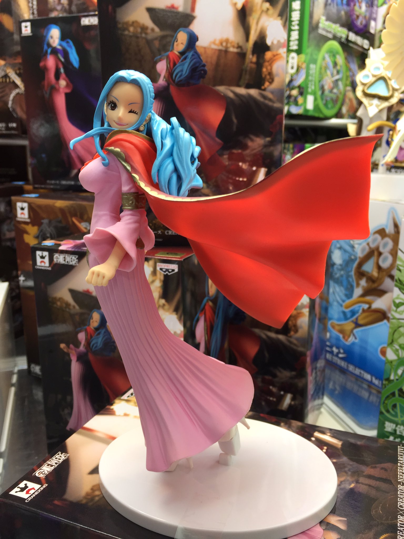 Vivi ของแท้ JP แมวทอง - Creator X Creator Banpresto [โมเดลวันพีช]