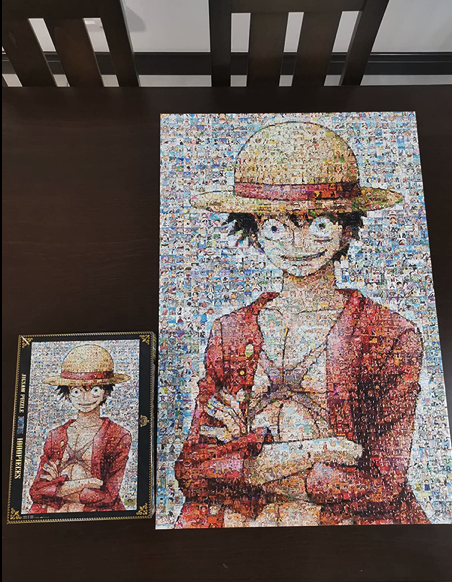 Luffy Mosaic Art ของแท้ JP แมวทอง - Jigsaw Puzzle Ensky [จิ๊กซอว์วันพีช]
