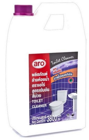 น้ำยาล้างห้องน้ำ [ARO] สูตรเข้มข้นสีม่วง 3800มล.