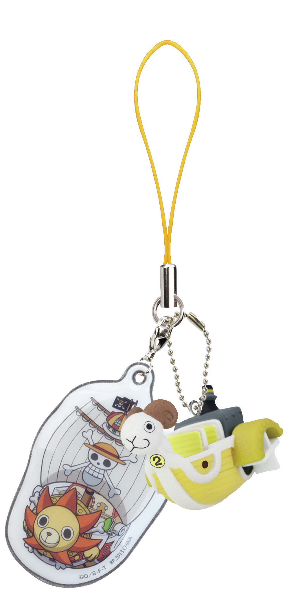 Thousand Sunny & Going Merry Key Ring ของแท้ JP แมวทอง - Ichiban Kuji Banpresto [พวงกุญแจวันพีช]